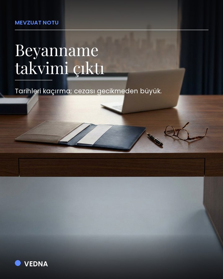 Hukuk, muhasebe, danışmanlık için VEDNA'nın hazırladığı örnek gönderi tasarımı